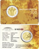 2 EURO / 100th anniversary of the Baltic States / BU