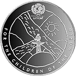 Collector Coin Issued within the UNICEF Program For the Children of the World