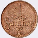 1 santīms (1922–1935)