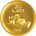 Монета „Латвия”