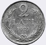 2 лата (1925–1926)