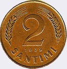 2 santīmi (1939)