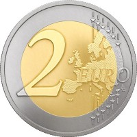 2 EURO COIN / Zemgale