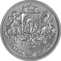 5-lats Silver Collector Coin