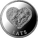 1 lats - Gingerbread heart